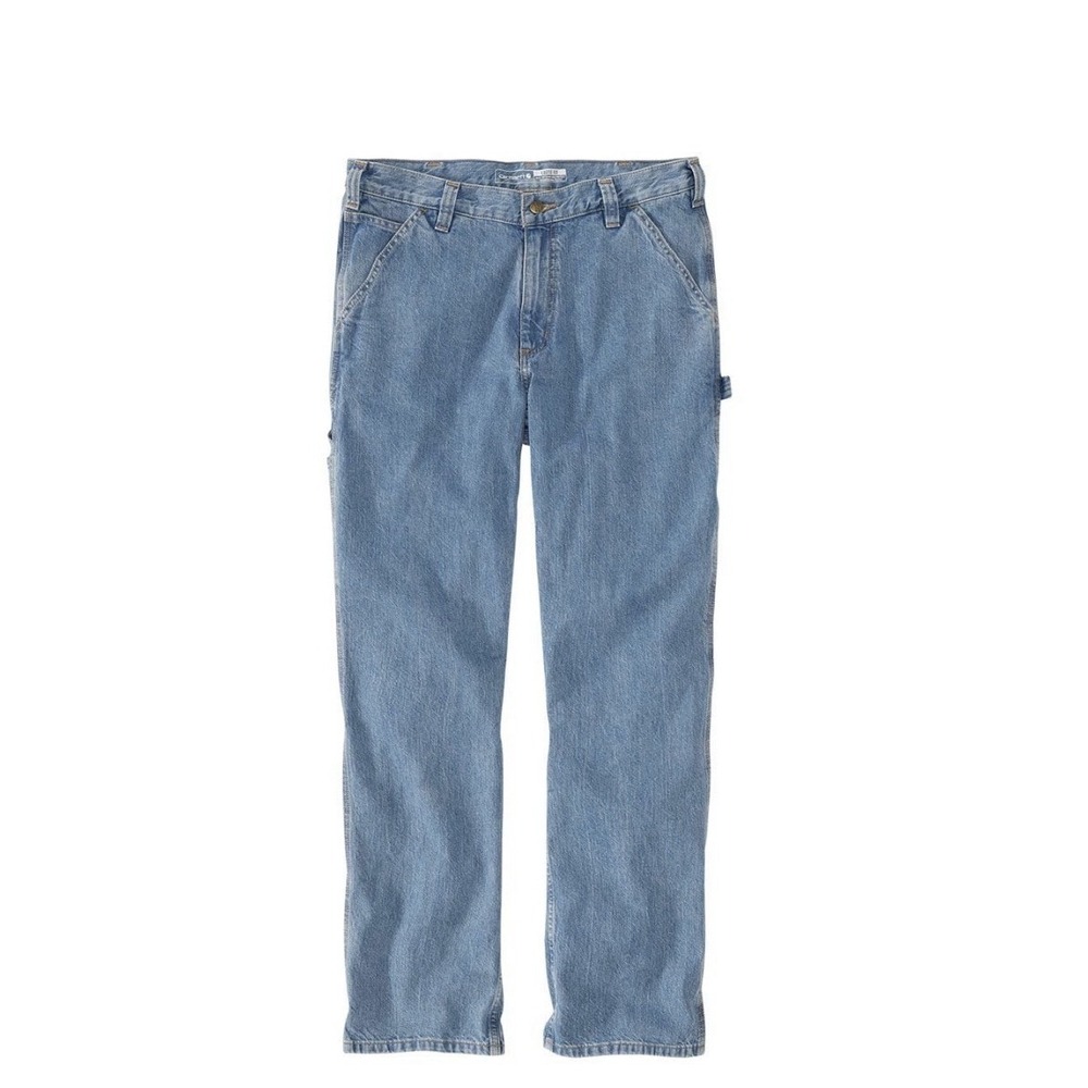 Carhartt Loose Fit Carpenter Jeans Men's 32x30 Blue Denim Utility Work Pants